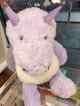 贝利龙毛绒公仔/紫色