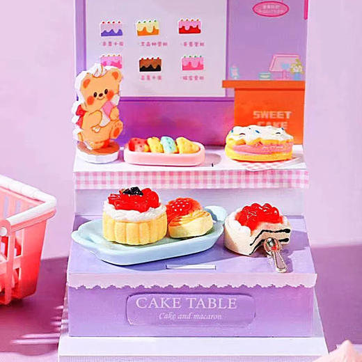 青壹坊DIY迷你玩具仿真美味下午茶场景 商品图1