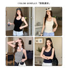 H136吊带背心女夏季辣妹性感修身百搭U领带胸垫内搭露背无袖上衣 商品缩略图1
