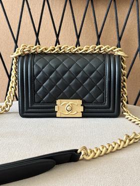 BT70-香奈儿 Leboy 荔枝纹颗粒压花牛皮单肩包斜挎包金扣（BT*MM）7.22直播款