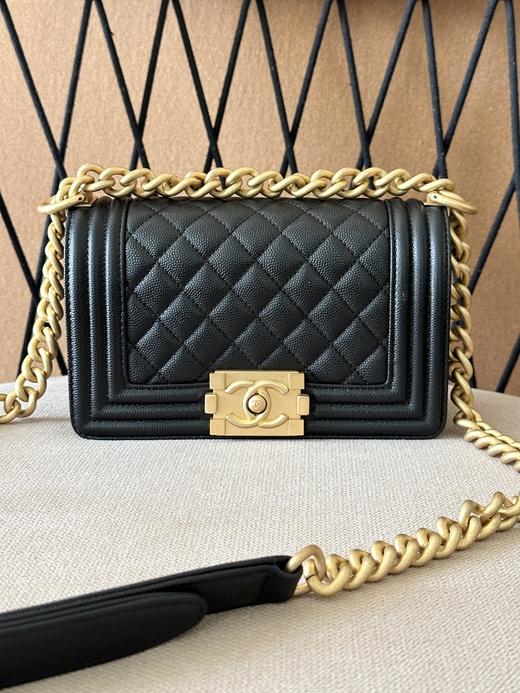 BT70-香奈儿 Leboy 荔枝纹颗粒压花牛皮单肩包斜挎包金扣（BT*MM）7.22直播款 商品图0