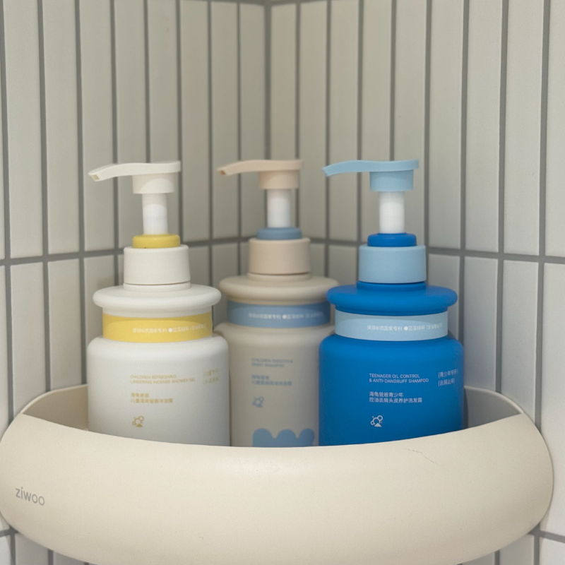 海龟爸爸青少年/儿童洗发露，呵护头皮，儿童/婴儿沐浴露，温和不伤肤