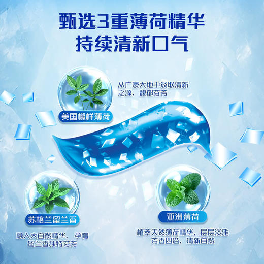 MM 山姆 高露洁 冰爽牙膏 三重薄荷 160g*8支 商品图2