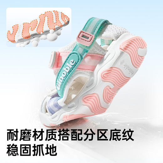 基诺浦机能鞋夏款学步鞋男女宝宝鞋子凉鞋GW1311A★ 商品图4
