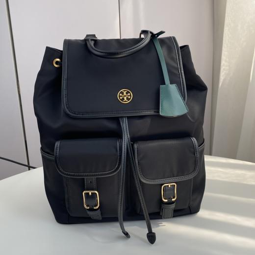 原单TB！最新款 防水尼龙配皮双肩包   女士 双肩背包  手提包   金色五金logo 大气  经典 商品图7