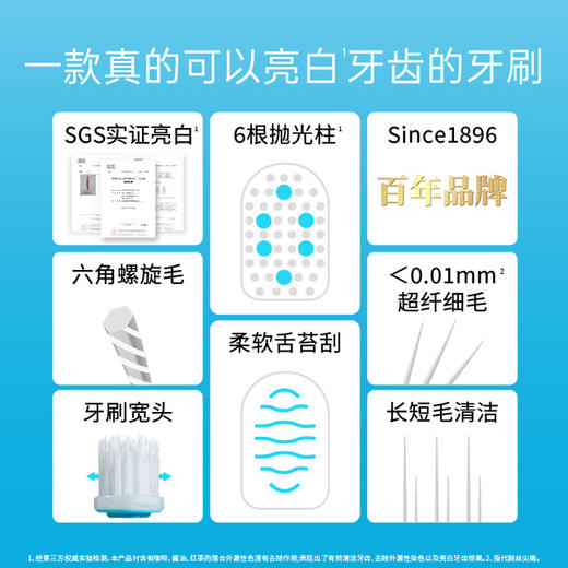 MM 山姆 日本进口 奢护龈沟宽头牙刷中毛（6支）+焕白靓齿宽头牙刷中毛（1支） 商品图9