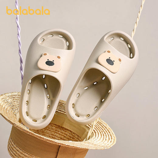 巴拉巴拉童鞋儿童拖鞋室内家居浴室洗澡漏水凉拖鞋男女童2025新款 商品图2