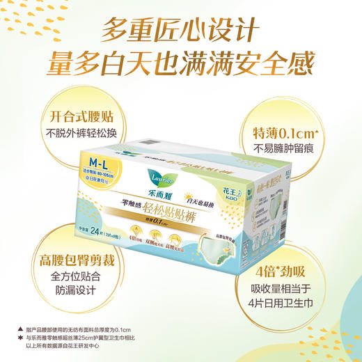 MM 山姆 花王 乐而雅零触感轻松贴贴裤 24片 商品图2