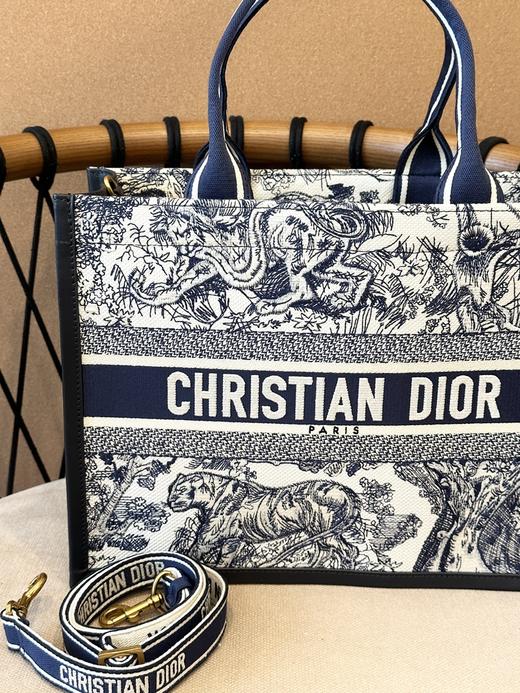 BT133-迪奥托特包中号旧蓝虎皮（BT*MM）7.22直播款 商品图5