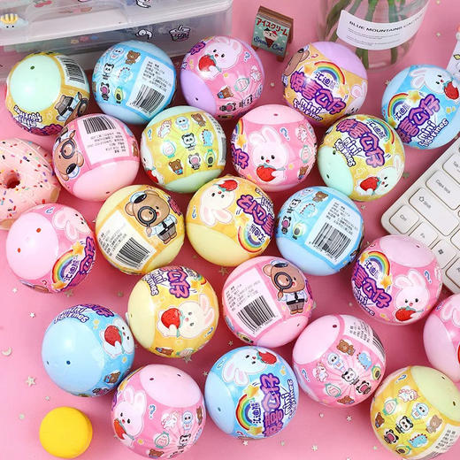 惊喜扭蛋创意diy贴纸手串盲盒手链桃心baby/卡皮巴拉（图案仅供参考，图案随机） 商品图0