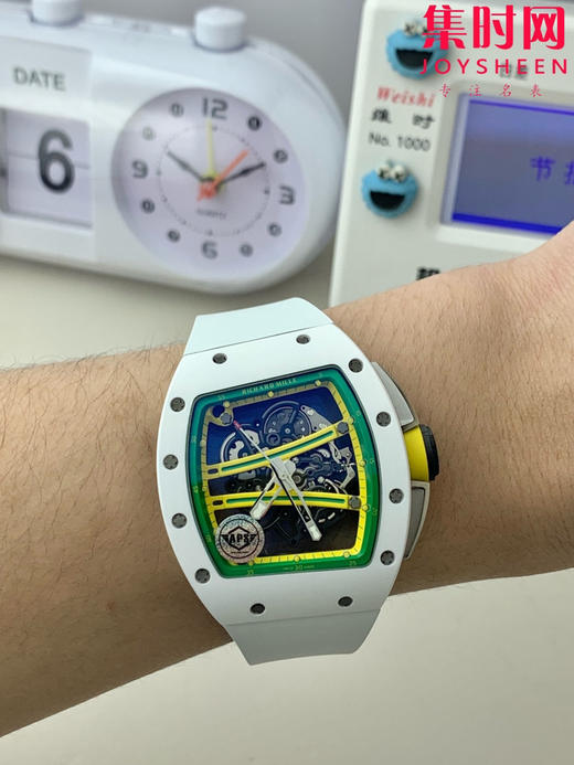 理查德米勒 APS新品RM061白碳版 白跑道 RM61男士腕表 商品图5