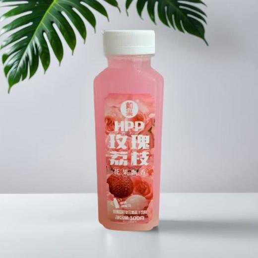如果HPP玫瑰荔枝复合果蔬汁饮料 300g/瓶 商品图0