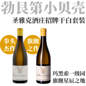 【圣雅克酒庄招牌干白套装（含“星辰之地”1支）】2022 玛黑索一级园*1 + 2022 星辰之地一级园*1