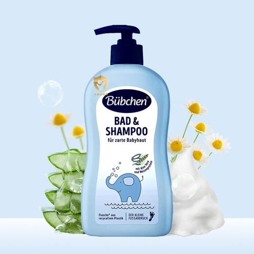 MM 山姆 贝臣 德国进口 婴幼儿二合一洗发沐浴露 400ml*2 商品图4