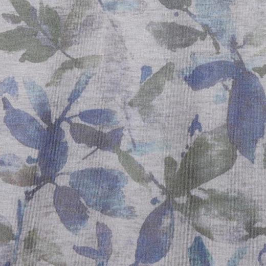 T4222SDSA夏季新款男士痞帅水墨撞色花卉图案短袖T恤百搭圆领时尚上衣 商品图3