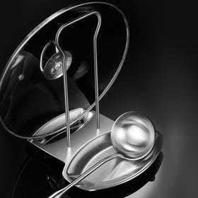 【跨境出口德国不锈钢锅盖架】跨境304不锈钢锅盖架多用途家用厨具置物架厨房加厚菜板收纳架