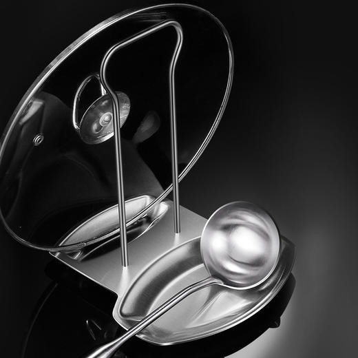 【跨境出口德国不锈钢锅盖架】跨境304不锈钢锅盖架多用途家用厨具置物架厨房加厚菜板收纳架 商品图0