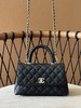 GZ125- 香奈儿 Coco Handle 25P 憨豆手柄单肩斜挎包 小号（MM*QZ）7.22直播款 商品缩略图0