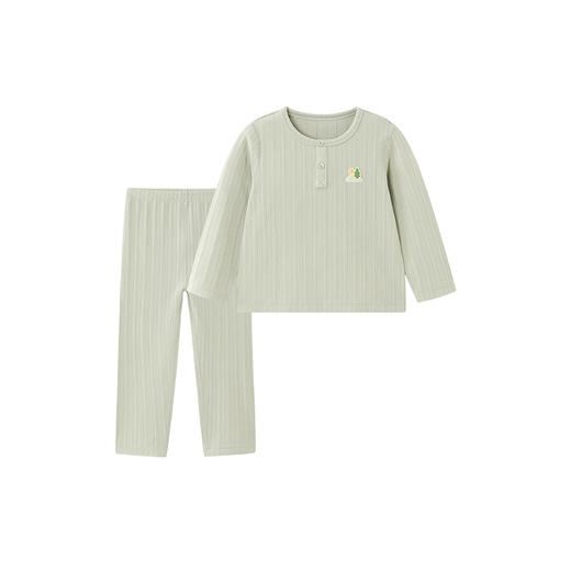 英氏儿童家居服套装秋冬新款男女童莫代尔长袖睡衣中大童秋衣秋裤 商品图4