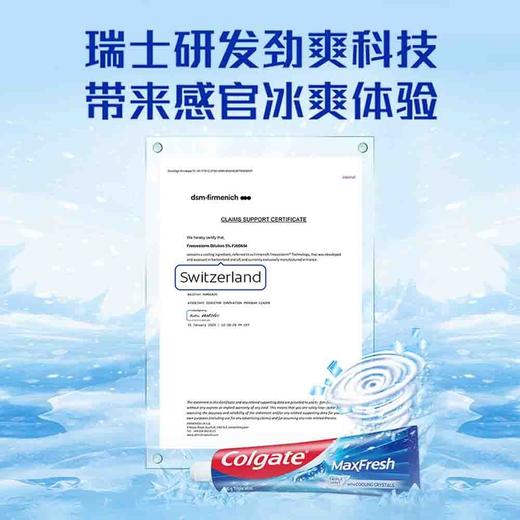 MM 山姆 高露洁 冰爽牙膏 三重薄荷 160g*8支 商品图3