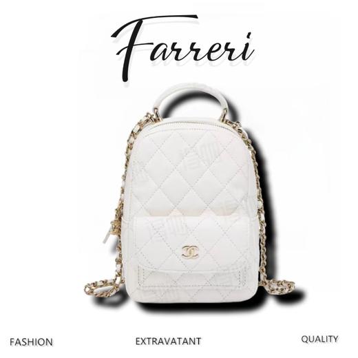 香奶奶 24c mini小书包白色 商品图0