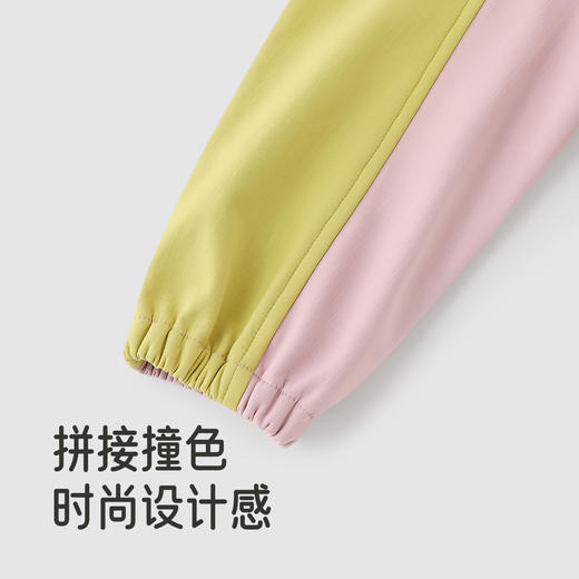 【商场同款】英氏儿童外套春秋女童连帽风衣防水加绒中大童外套 商品图3