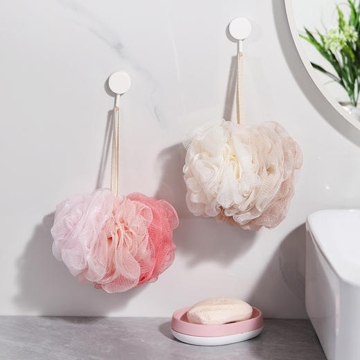 【批发】美丽雅炫色加大浴花揉揉泡泡浴球多色混发 1个/包 商品图4