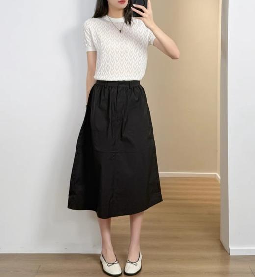小禾2025秋季新款棉涤府绸半身裙 商品图13
