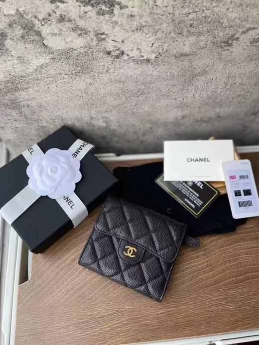 香奈儿  鱼子酱 钱包卡包 金扣 （EJ*MM） 商品图0