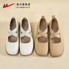 回力女鞋芭蕾鞋外穿春季新款交叉绑带玛丽珍软底皮鞋浅口平底单鞋WXP(WZ)-1801 商品缩略图3