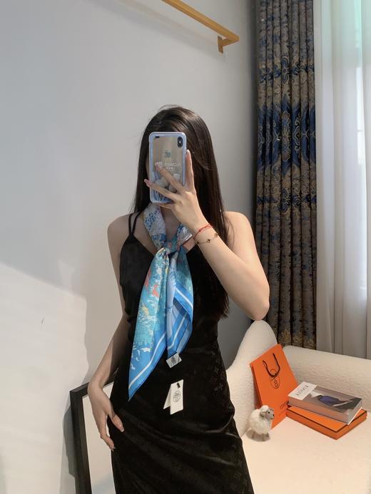 爱马仕围巾 专柜爆款立体呈现图案纹路实物档次极高（EJ*MM） 商品图13