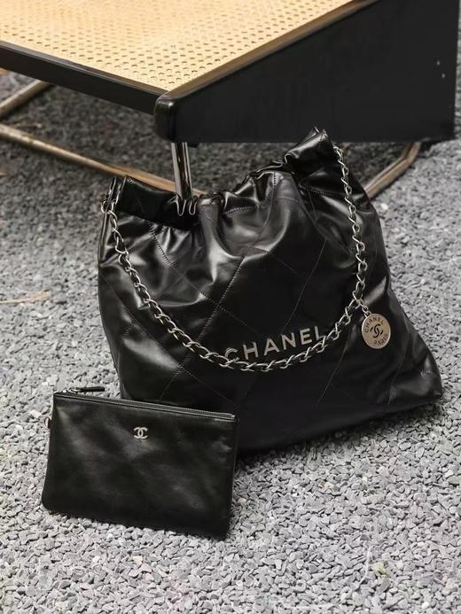 香奈儿 22Bag 超大容量垃圾袋托特包单肩包 中号（LZ） 商品图1