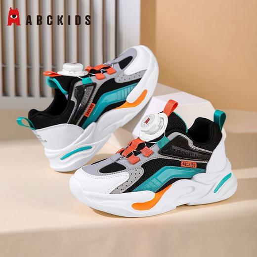 Abckids女童鞋子秋款新款透气网面男童休闲鞋软底儿童运动鞋27-38 商品图9