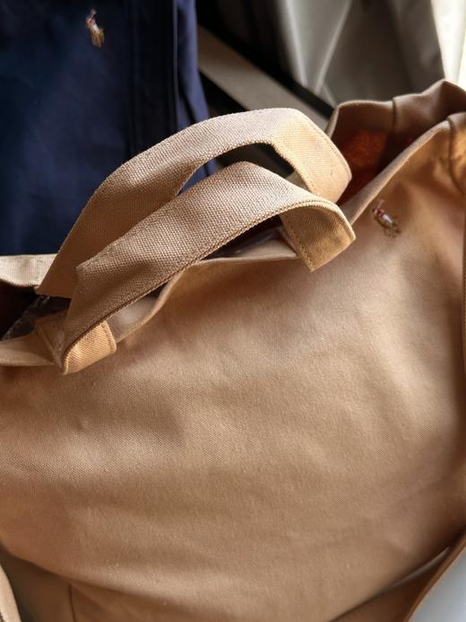 R L拉*新款经典款帆布购物托特包 商品图11