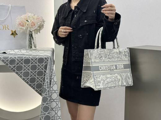 迪奥 BookTote 茹伊印花刺绣 购物袋手提包 中号动物园系列 多色合集（LZ） 商品图13