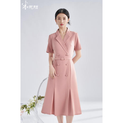 【气质西装裙】女秋季时尚通勤知性修身显瘦连衣裙高级感4117 商品图1