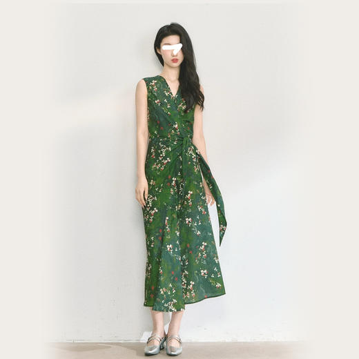 裁缝学苑AH37围裹一片式绑带无袖连衣裙纸样女装裙子样板图纸 商品图1