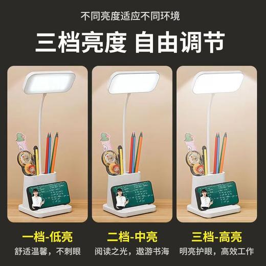 学生护眼学习台灯学生宿舍儿童阅读灯充插两用跨境礼物台灯 商品图1