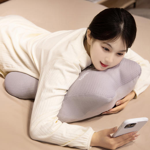 自然醒华夫格冰豆豆凉感多功能腰靠多功能俯卧位趴枕头趴着睡觉玩手机看书趴趴枕QYL 商品图13