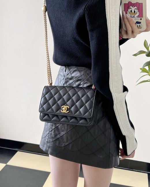 香奈儿 24P 新版 爱心调节扣 woc 黑色（LZ） 商品图7