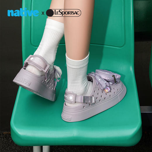 Native品牌LeSportsac乐播诗系列洞洞鞋DIY迷你包厚底夏 商品图5