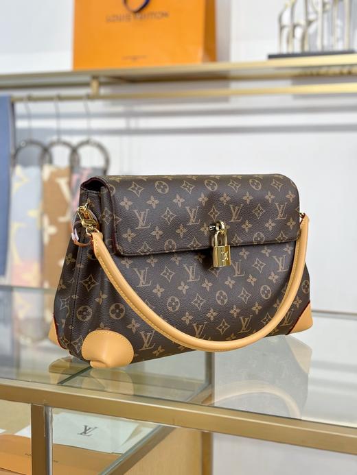 驴家HIDE AWAY 中号手袋金属挂锁装饰 涂层帆布 单肩斜挎手提包  （MM） 商品图1