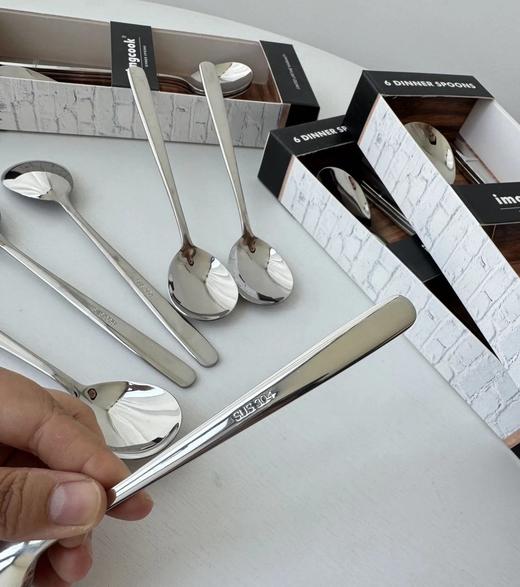 6支装29.9六件套勺子出口欧美厨具品牌SUS304食品级不锈钢外网售价11.42美元！折合要82元基地直邮 商品图4