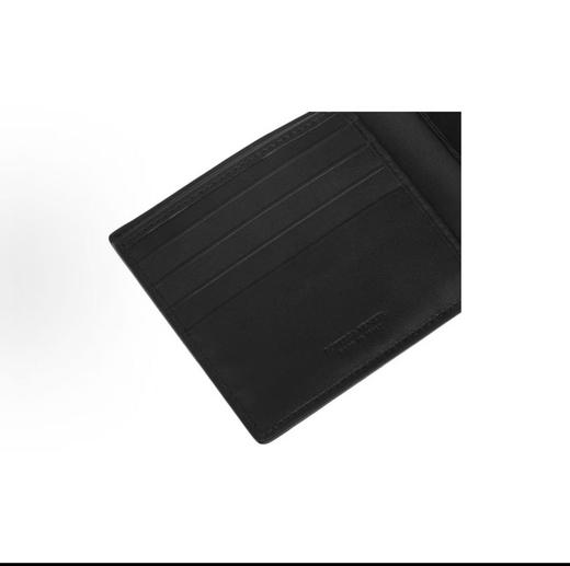 Bottega Veneta葆蝶家 编织对折 小牛皮 钱包 男款 黑色全（LZ*MM） 商品图4