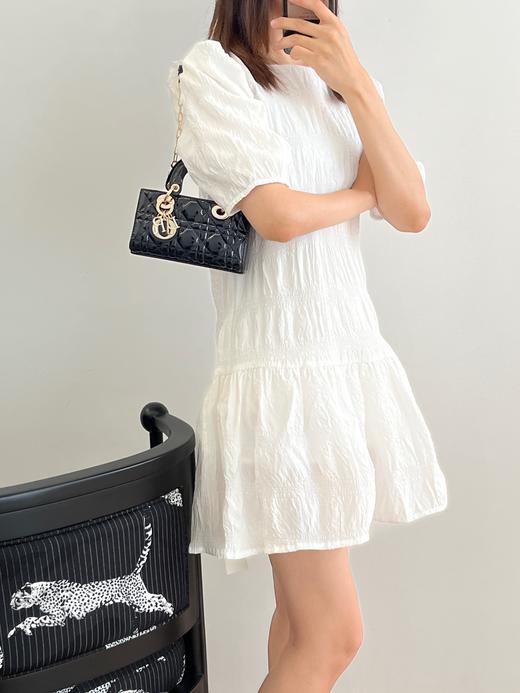 迪奥   横板戴妃手提包 漆皮/白色（LZ） 商品图7