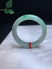 620570，54 糯冰飘绿手镯，条形不错，整条干干净净的，一截截清新绿花，润润的 商品缩略图0