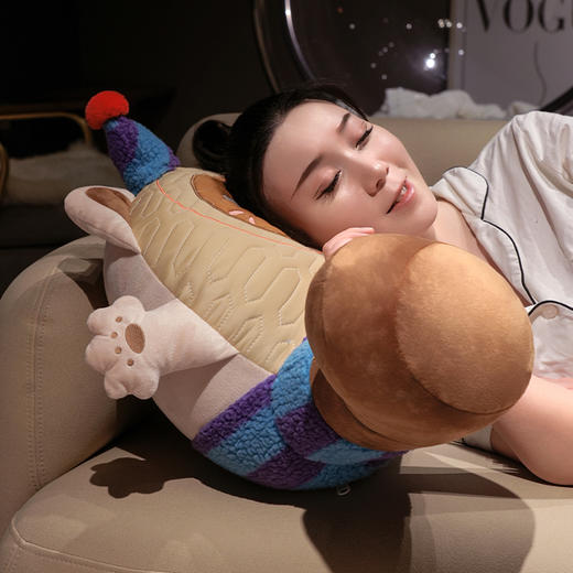 自然醒小手大开趣味乳胶拥抱式腰靠孕妇靠枕沙发抱枕车载护腰枕头宿舍儿童QYL 商品图11