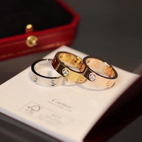 卡地亚 戒指 单钻 三色可选(XTY)