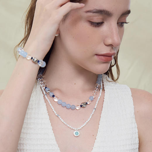 ARSIS｜曦海系列 曦海冰蓝吊坠项链 商品图4