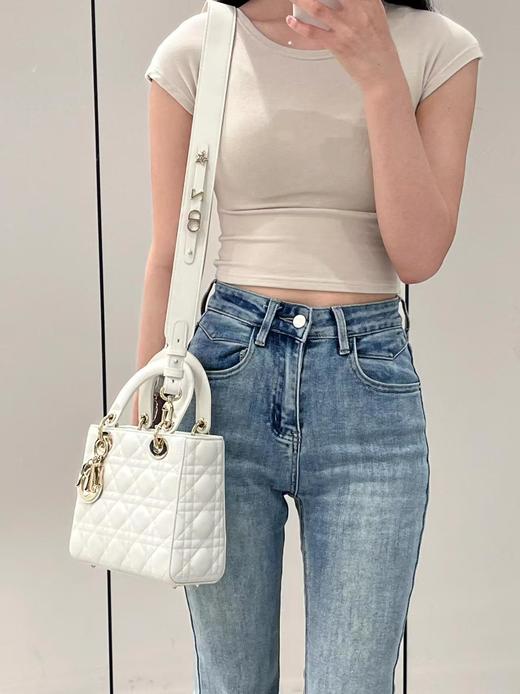 迪奥 四格戴妃原厂羊皮奶白色（LZ*MM） 商品图2